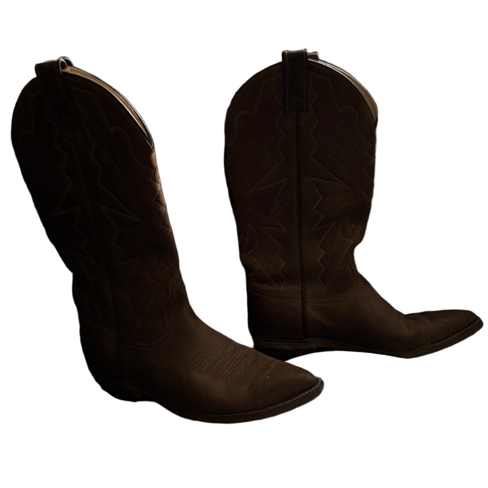 Vintage Brahma Brown Western Boots